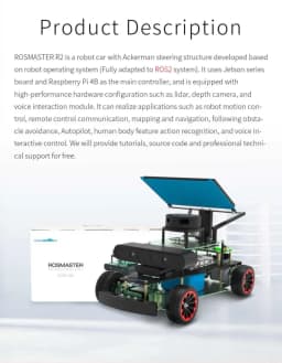 ROSMASTER R2 cu nVidia Jetson ORIN Nano 8GB