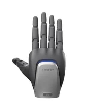 Mâna dexteră AgiBot OmniHand Pro, cu palma spre cameră