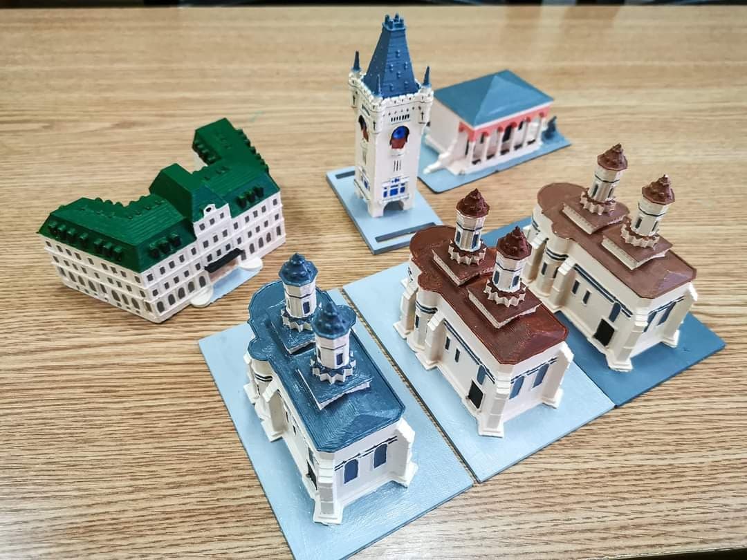 Iasi printat 3d|Iașiul printat în miniatura|Iasi printat in miniatura