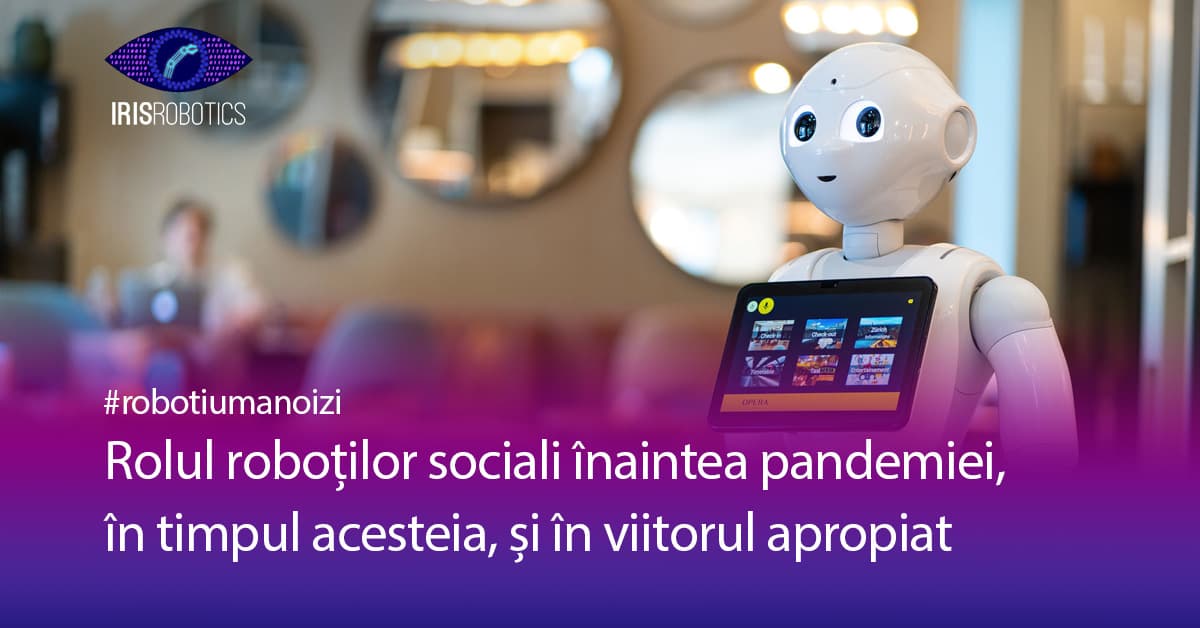 |Pepper robot unident|Rolul robotilor sociali in pandemie||