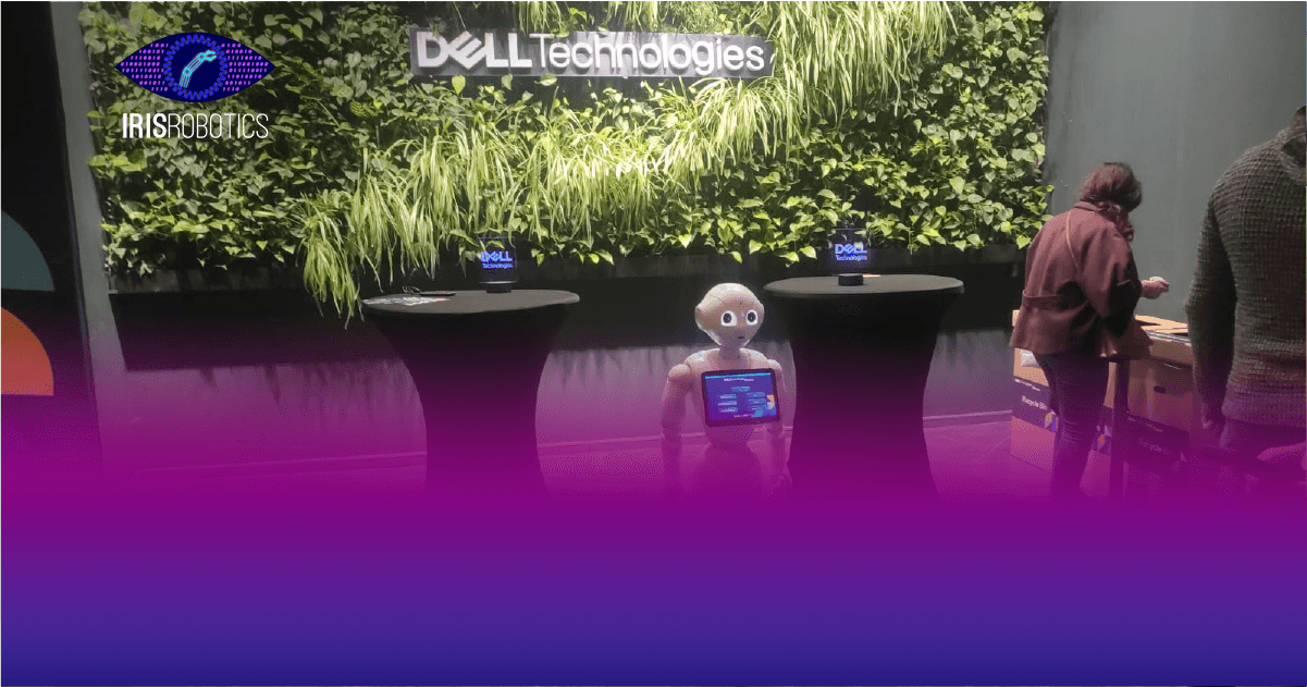 |pepper la dell|Pepper robot la DELL||